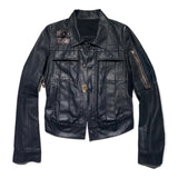 “suckerball” waxed cargo jacket