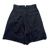 pleated spiderweb sequin shorts