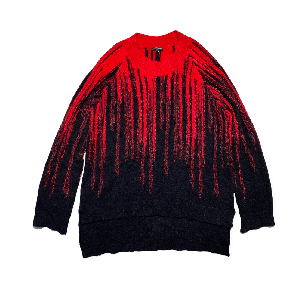 blood drip mohair sweater