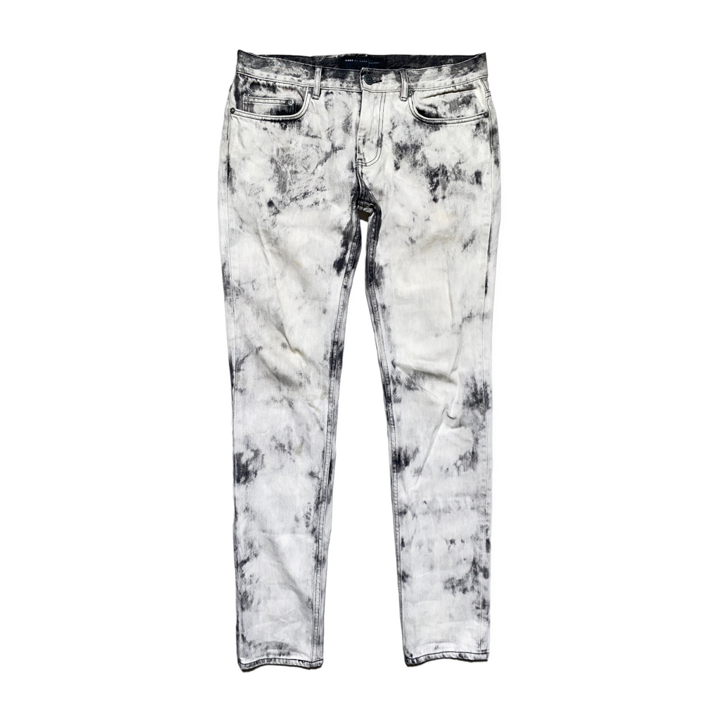 abstract dyed denim