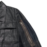 “suckerball” waxed cargo jacket