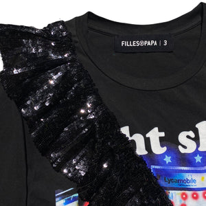 removable sequin tee