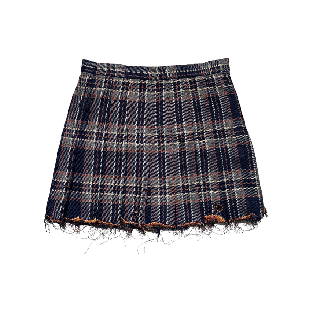 burning embroidered skirt