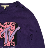 MTV distressed sweater