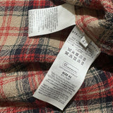 glen plaid ribbed flannel