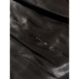 Hooded Velvet Trimmed Wool Cape