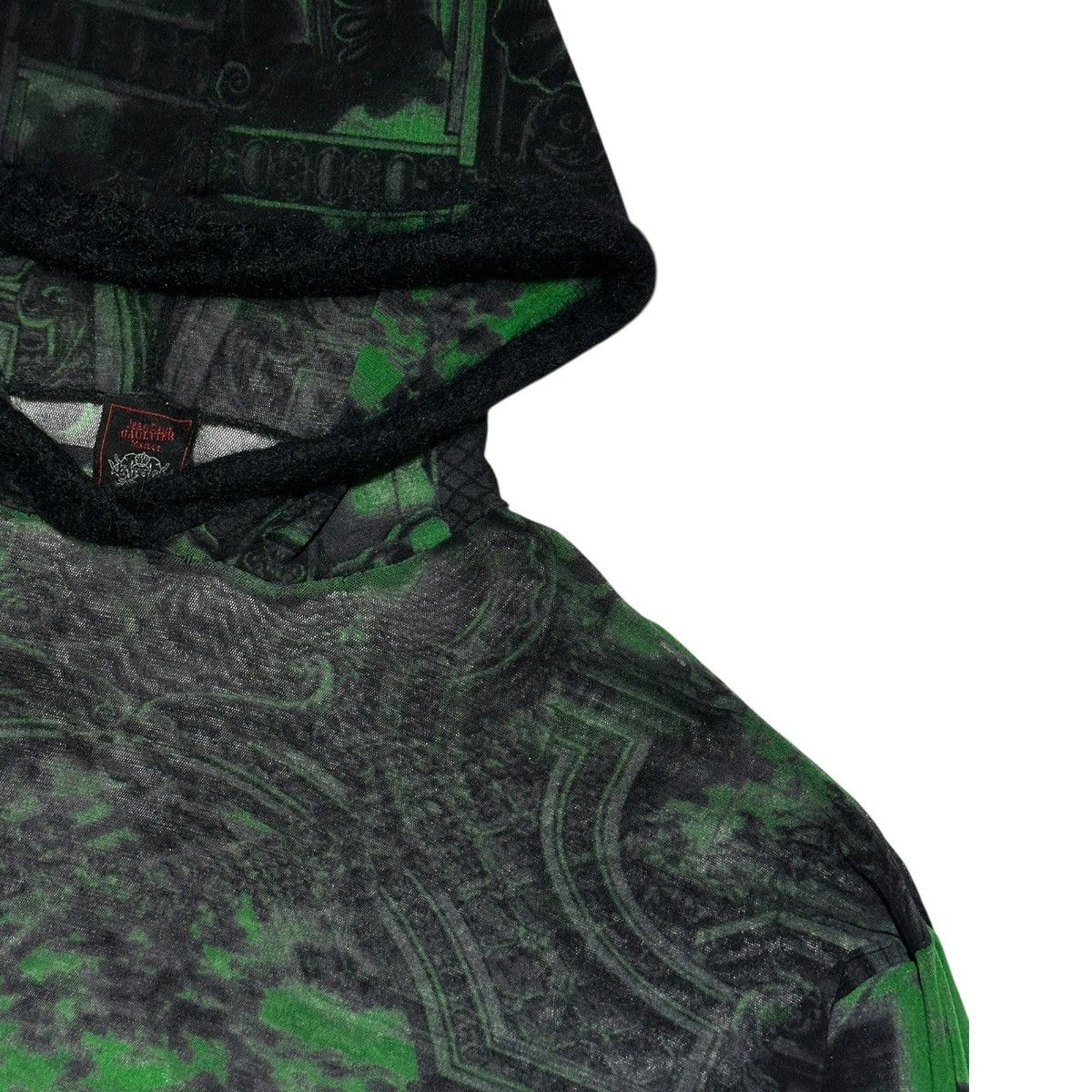 SS1998 frida khalo french courtyard mesh hoodie
