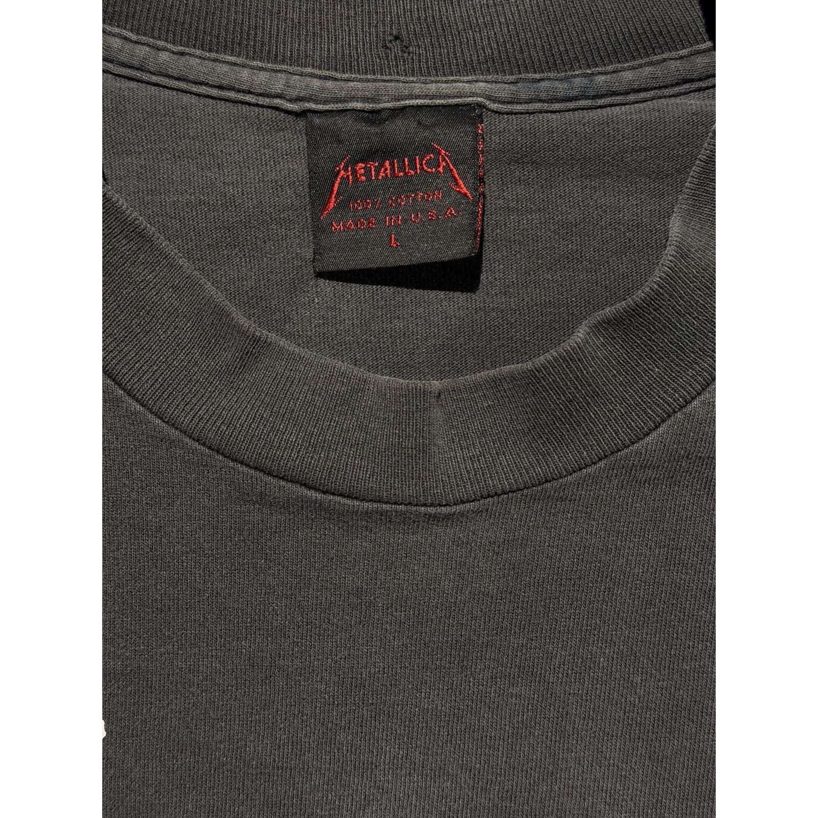 Metallica 1993 europe tour tee