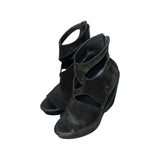 Ann Demeulemeester Sueded cut out heel