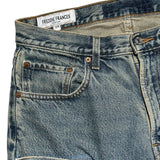 Freddie frances reconstructed flared denim