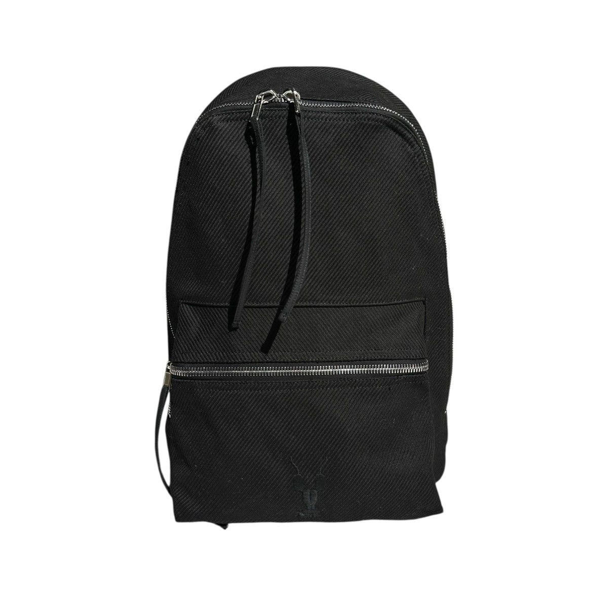 2 pocket thick canvas backpack
