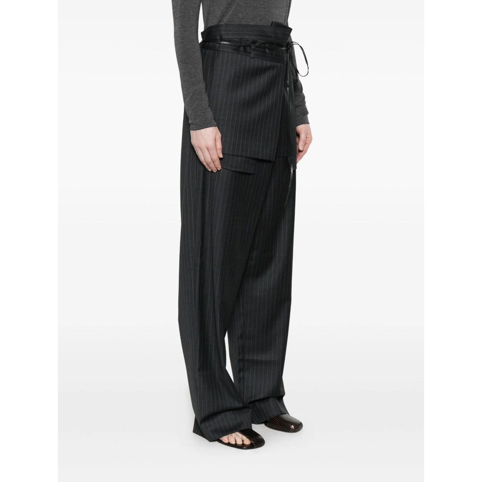Adjustable layered skirt trouser