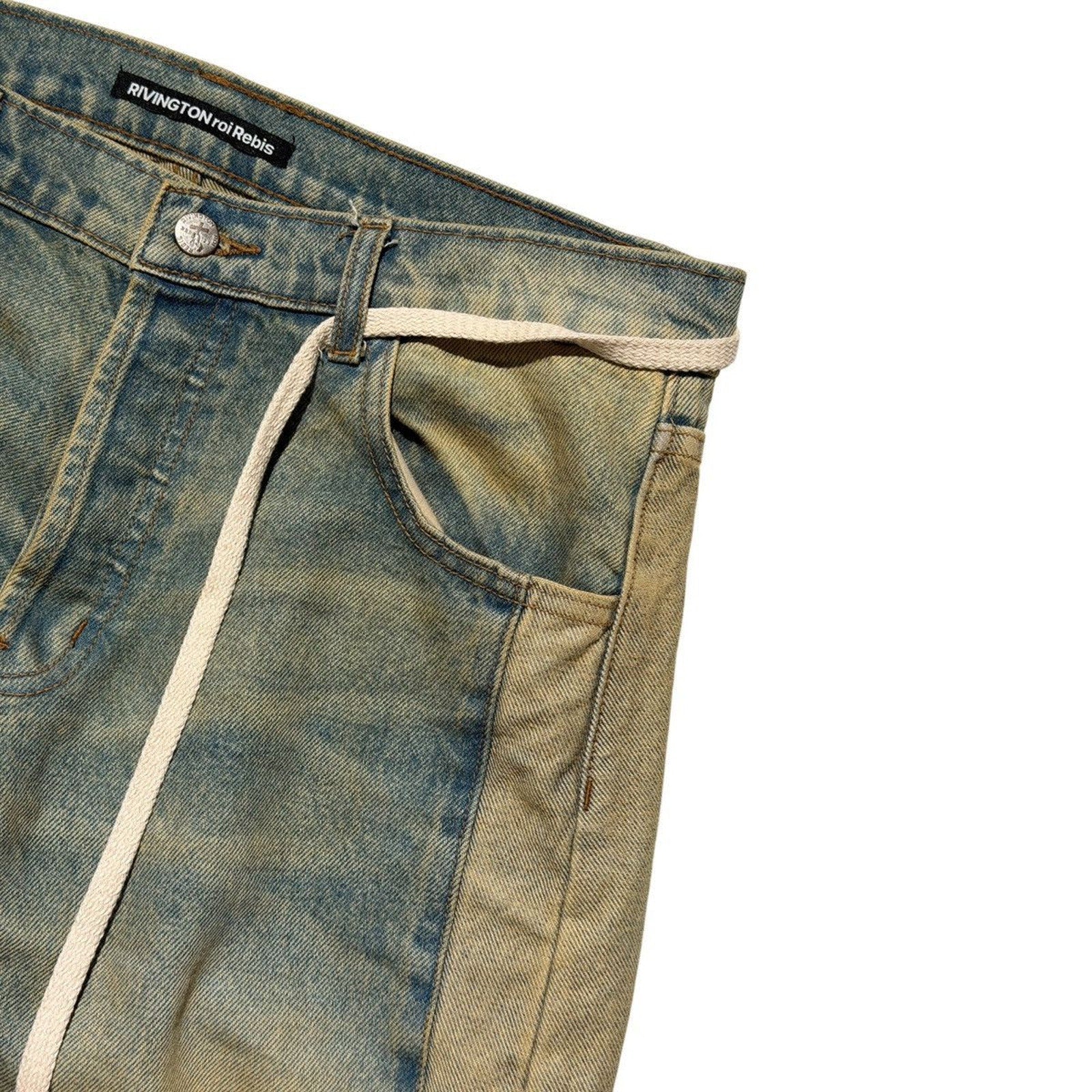 Repented flared jeans