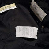 Leather panel carpenter pant