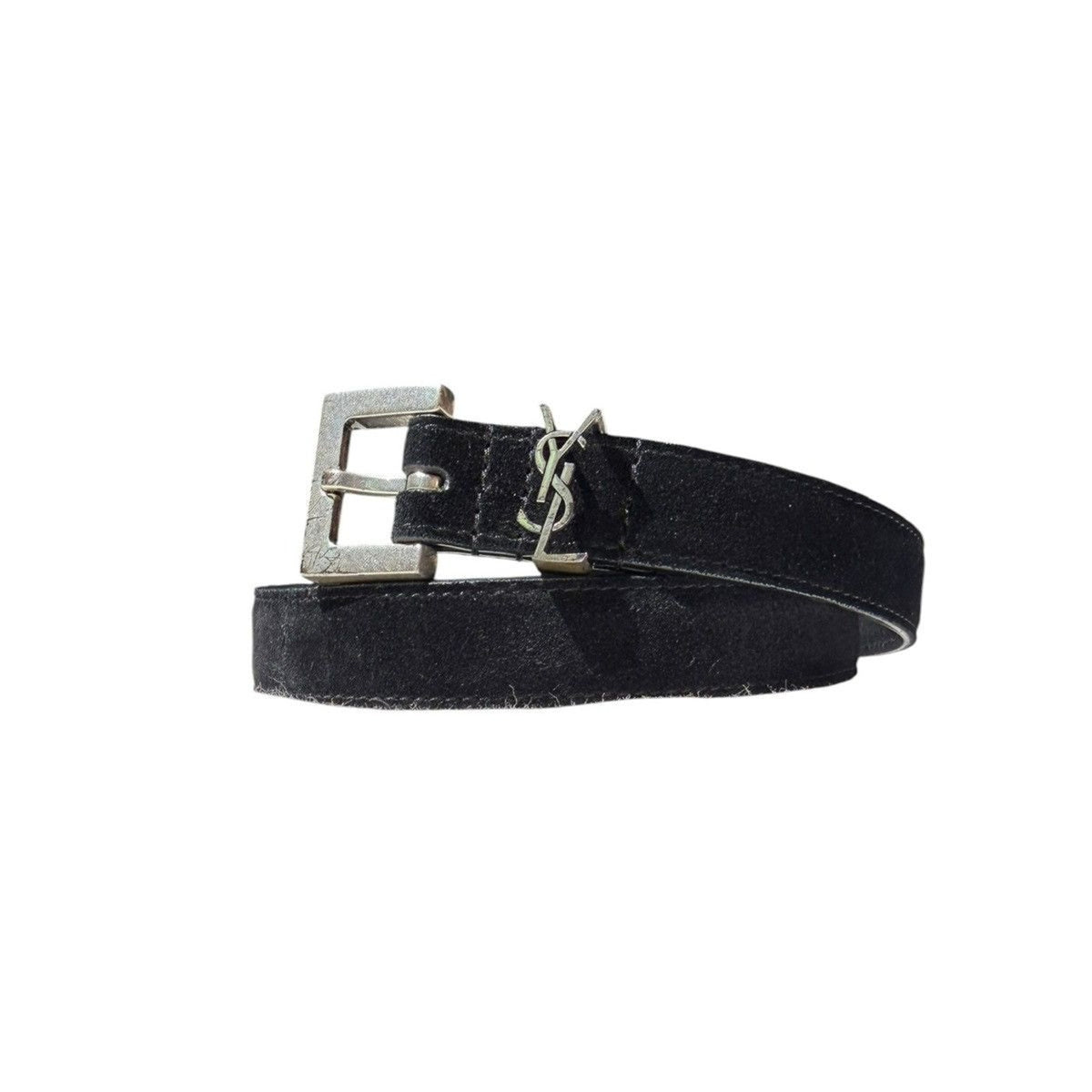 Suede leather Cassandre belt