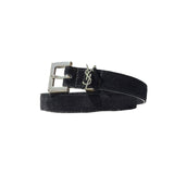 Suede leather Cassandre belt