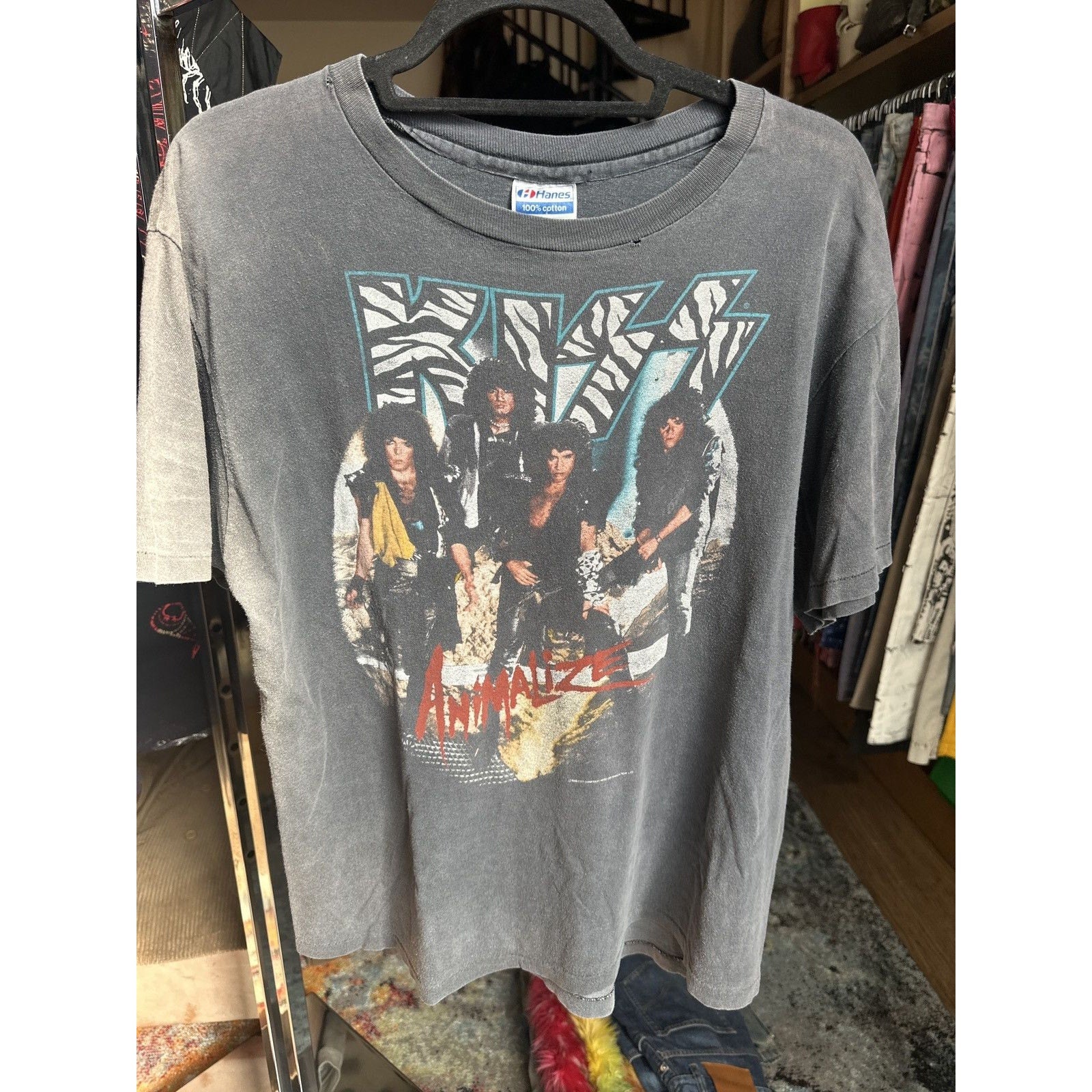 1985 Kiss Animalize vintage tee