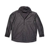 Striped layered shirt