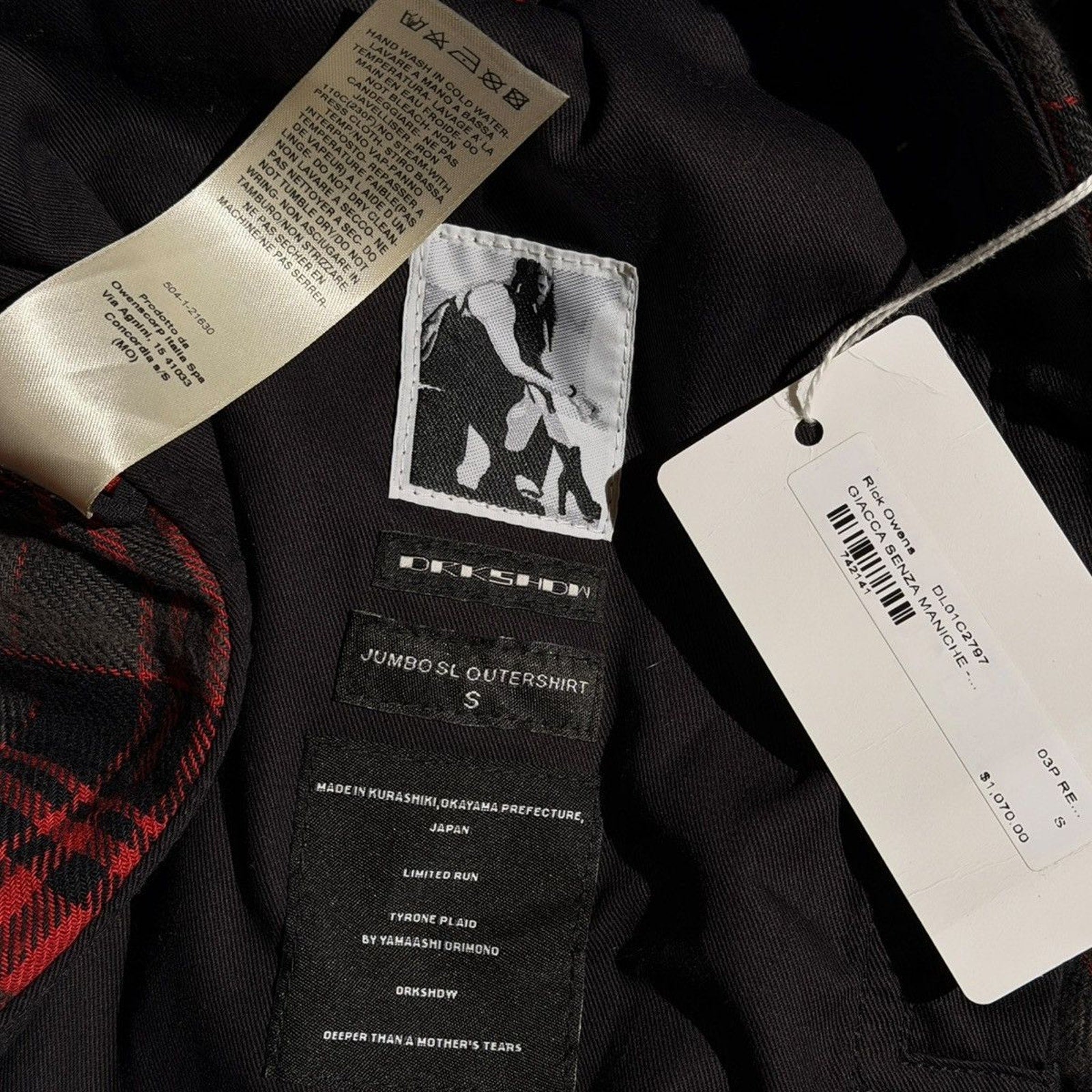 Plaid oversized backstrap flannel