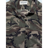 Camo cotton button down