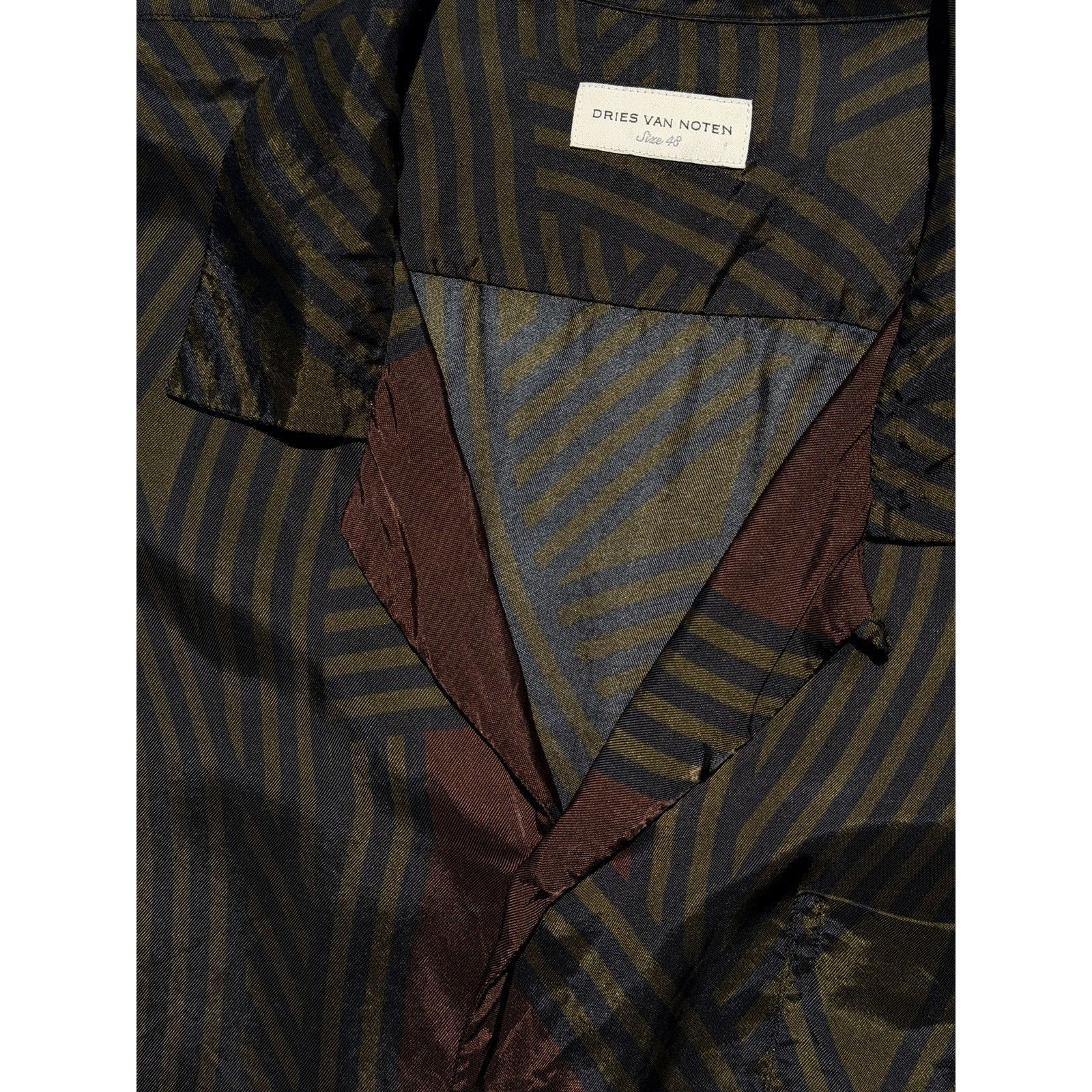 Geometric Silky shirt