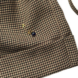 L’equip boyce houndstooth belted wide leg shorts