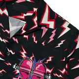 Frankenstein heart lightning bolt shirt