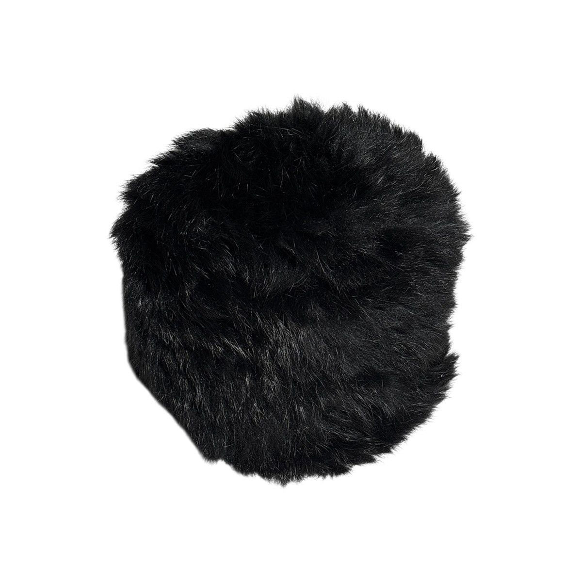 Runway rabbit fur beanie