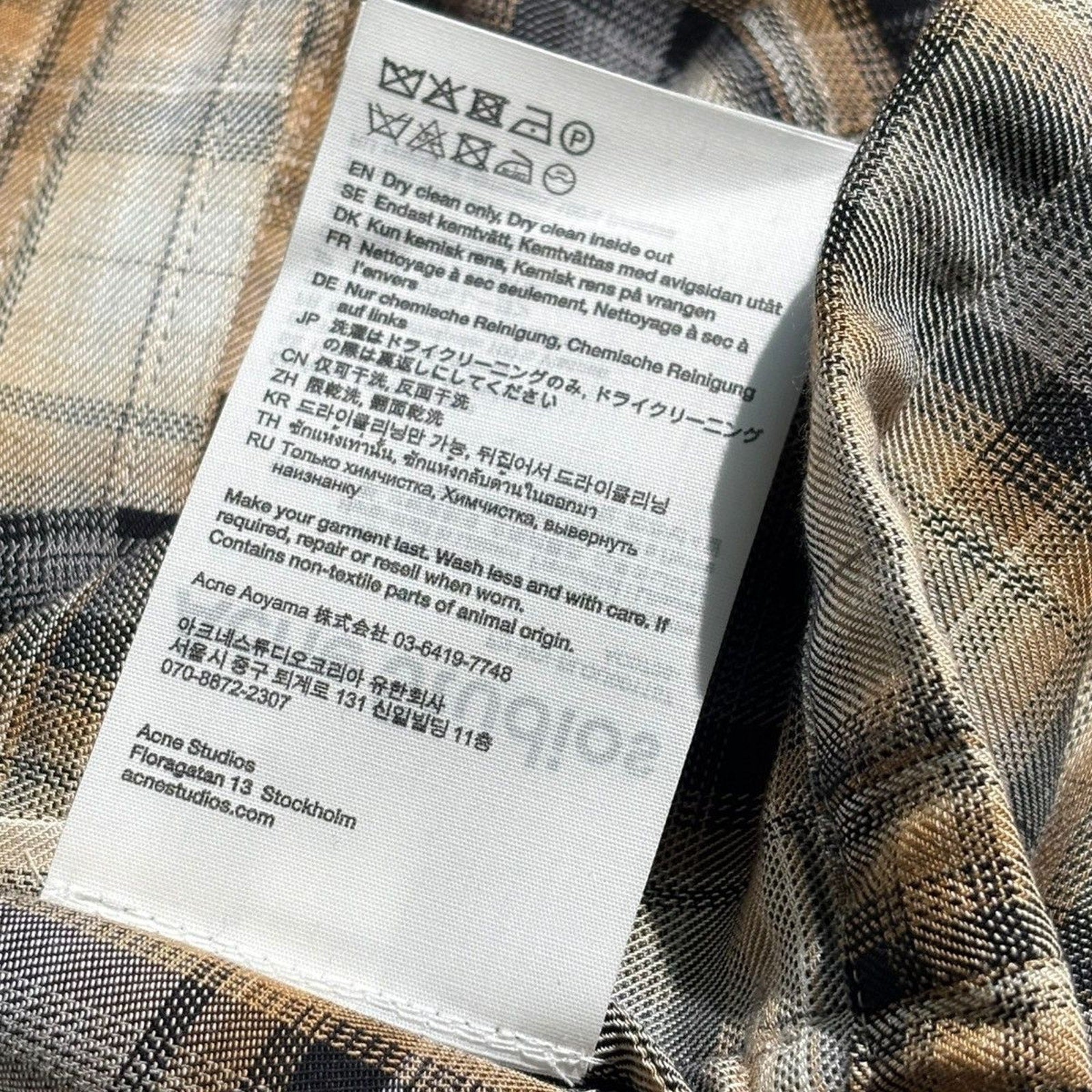 SS25 Hooded plaid overshirt