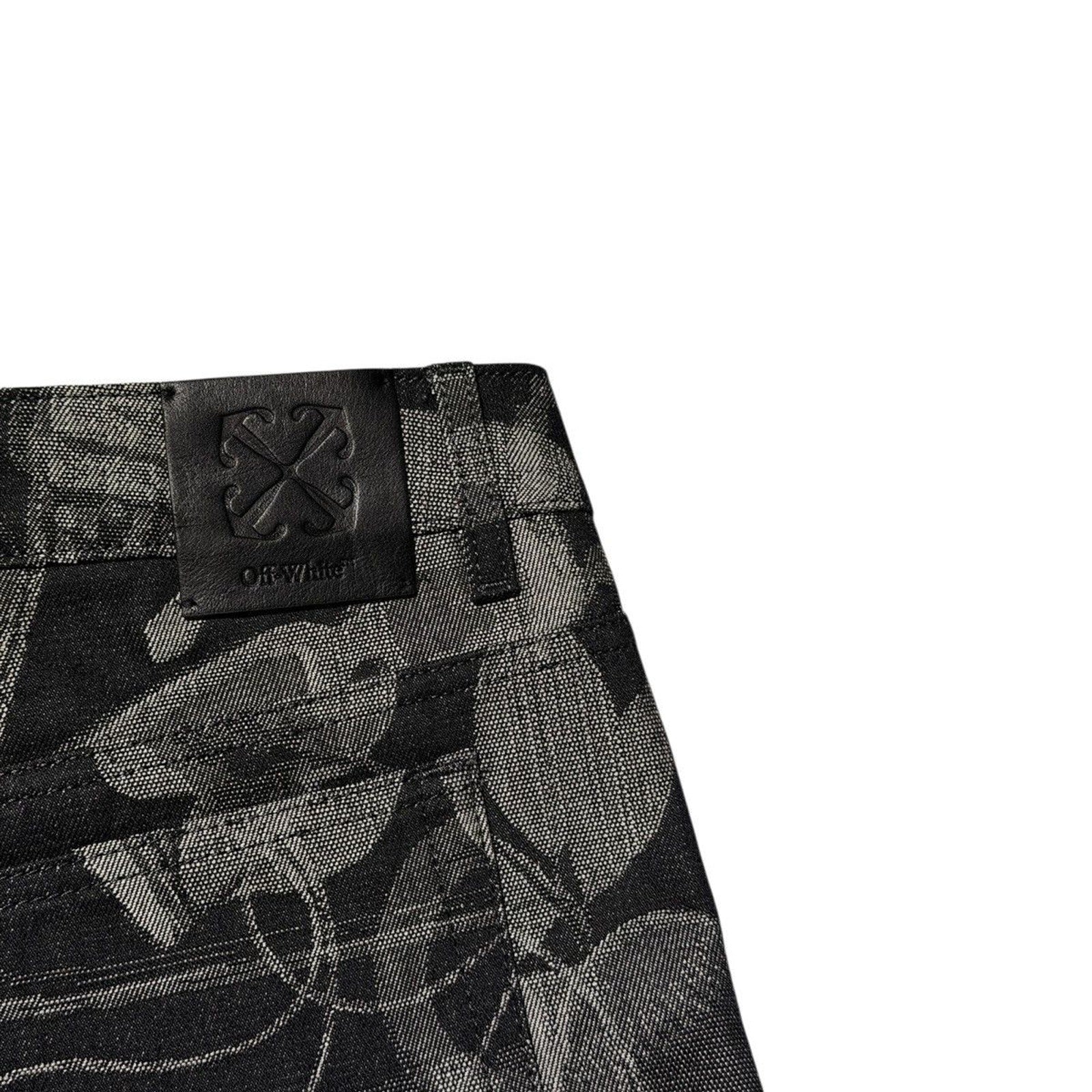 Xray jacquard denim jorts