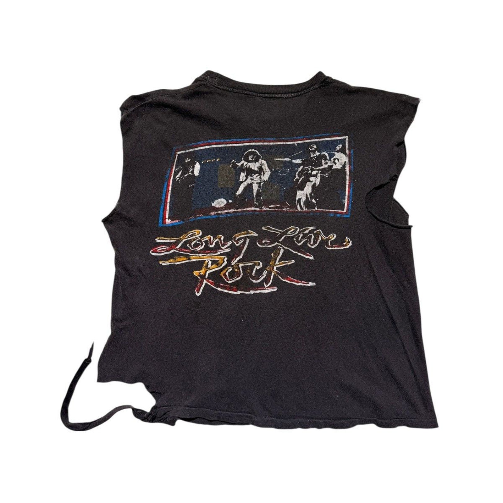 The who “long live rock” vintage tee