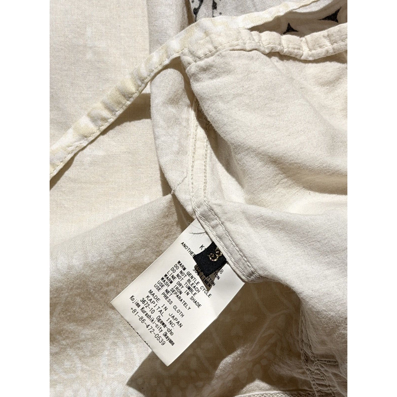 Bandana wrap shirt