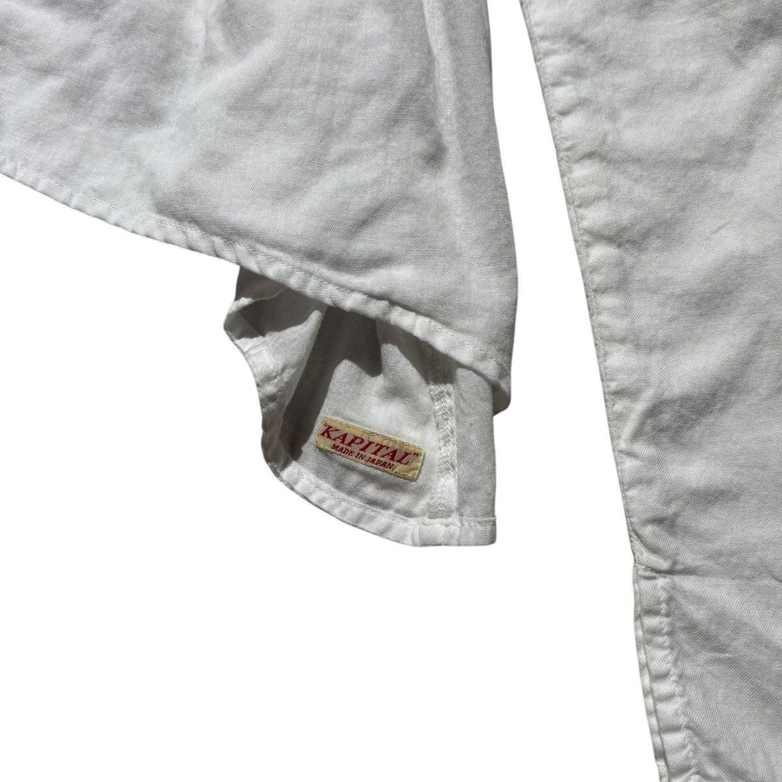Runched strap button down
