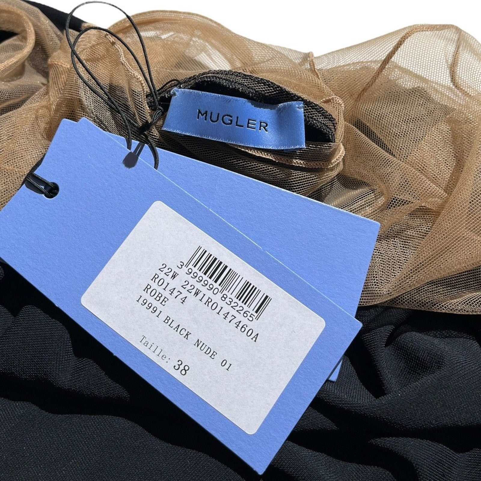 Sheer panel stretch runched dress