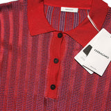 Mesh woven polo