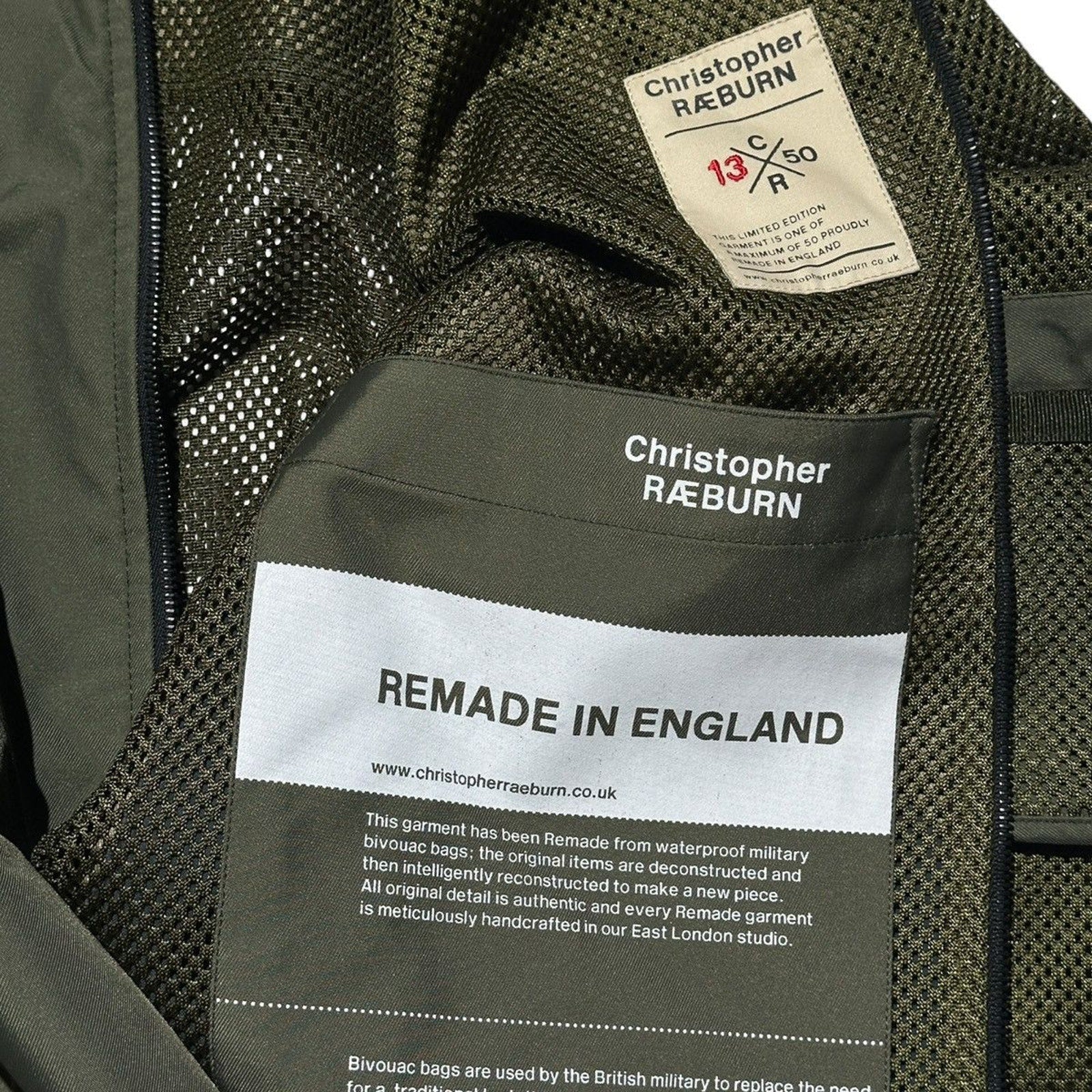 Reconstructed netted patchwork bomber