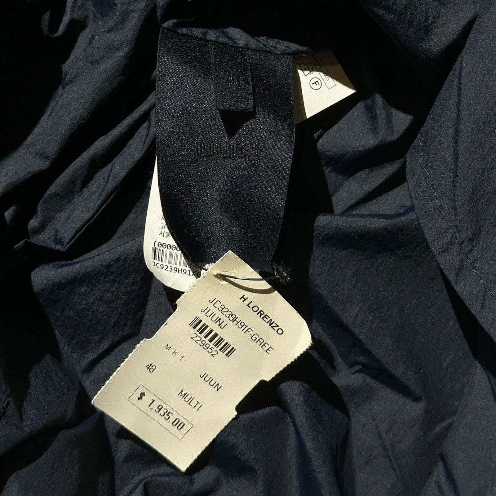Oversized layered 2in1 windbreaker hoodie