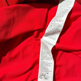 Rose appliqué One shoulder ruffled dress