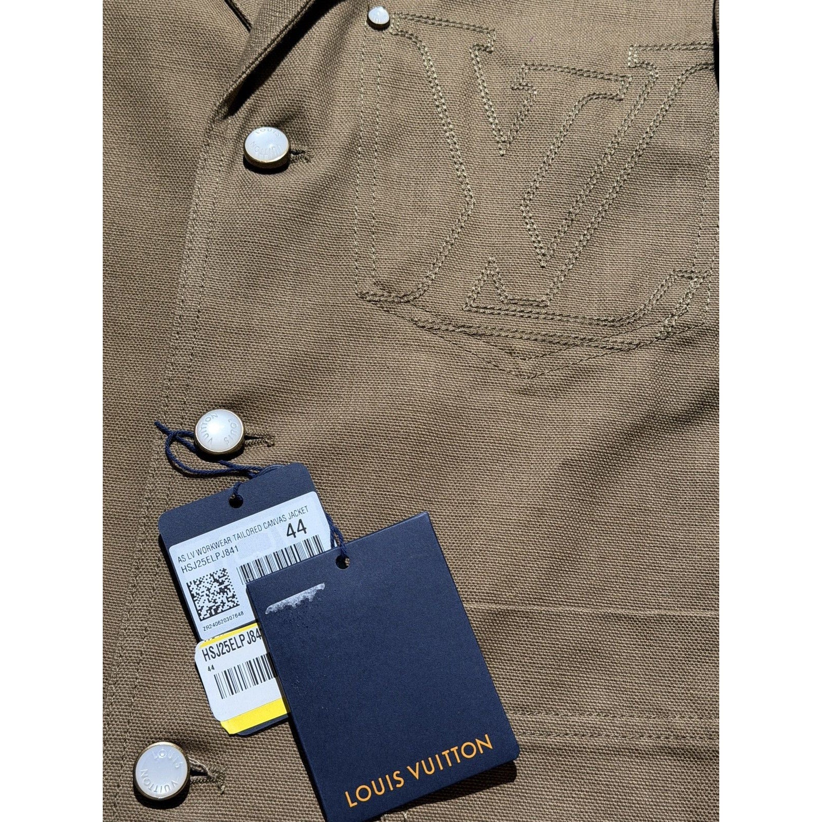 Workwear tailored canvas jacket