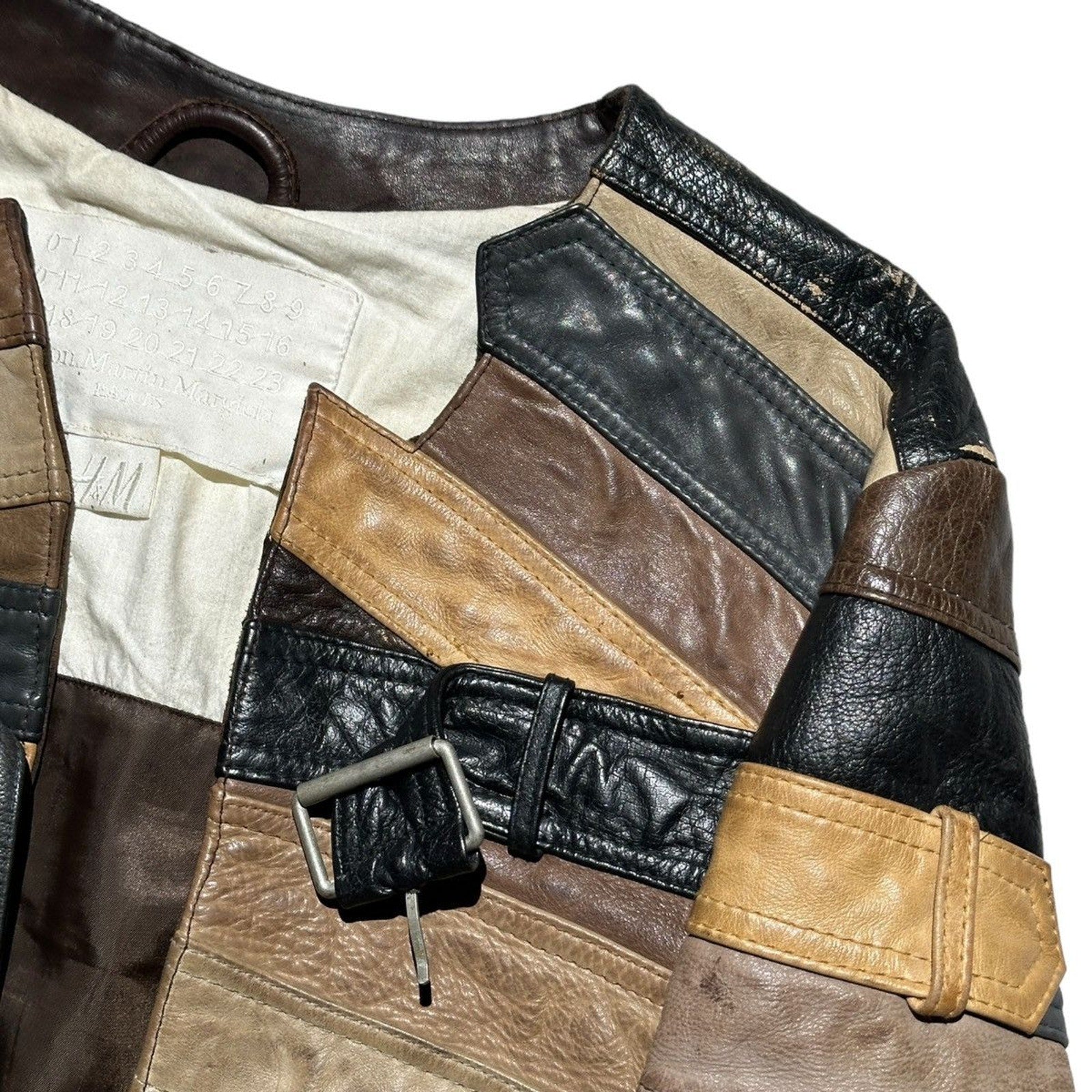 Iconic Belted Leather jacket