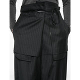 Adjustable layered skirt trouser