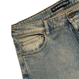 Button leg jeans