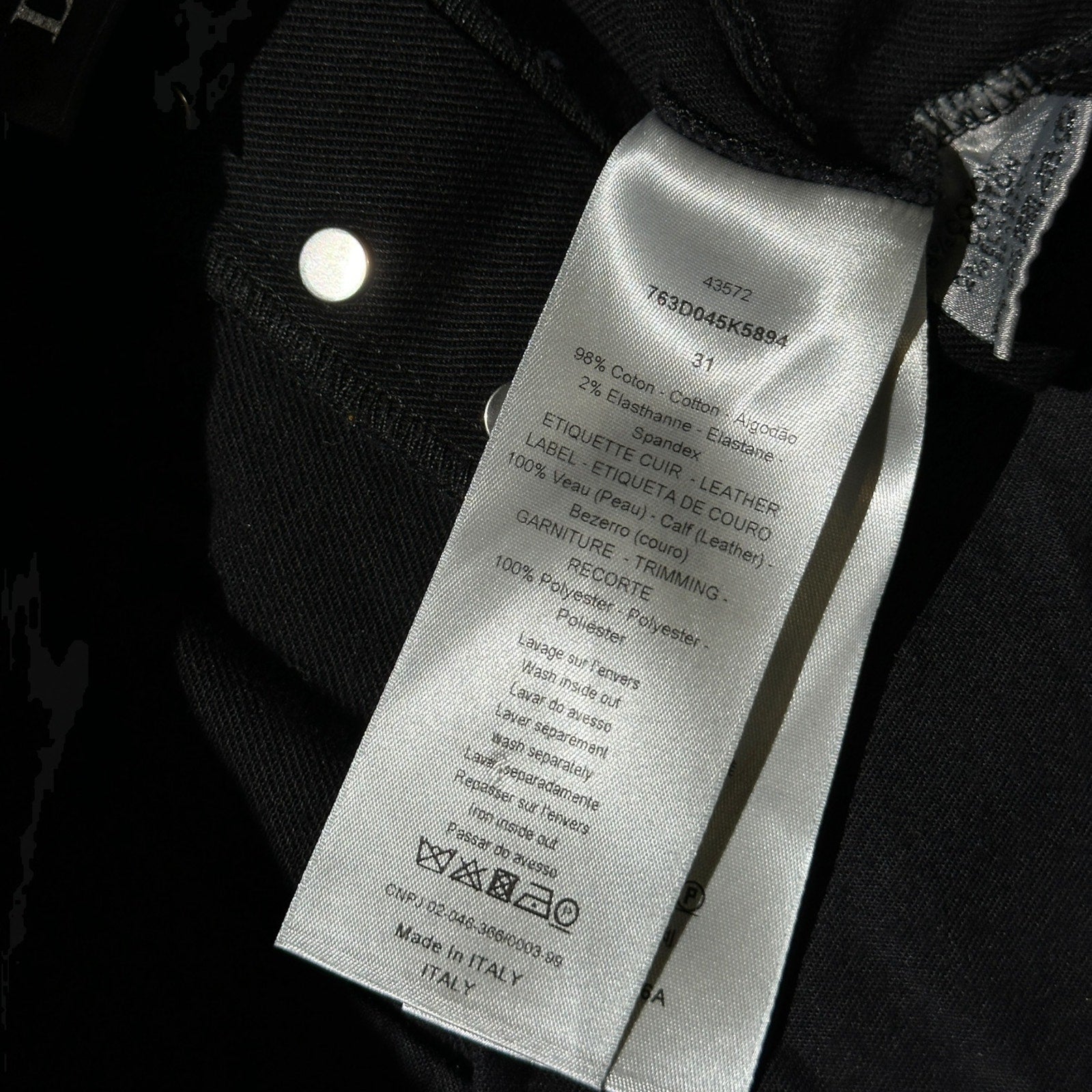 SS17 Toru Kamei Patch denim