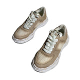 Melted sole Wayne washed canvas sneaker