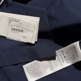 Contrast collar oversized bowling shirt