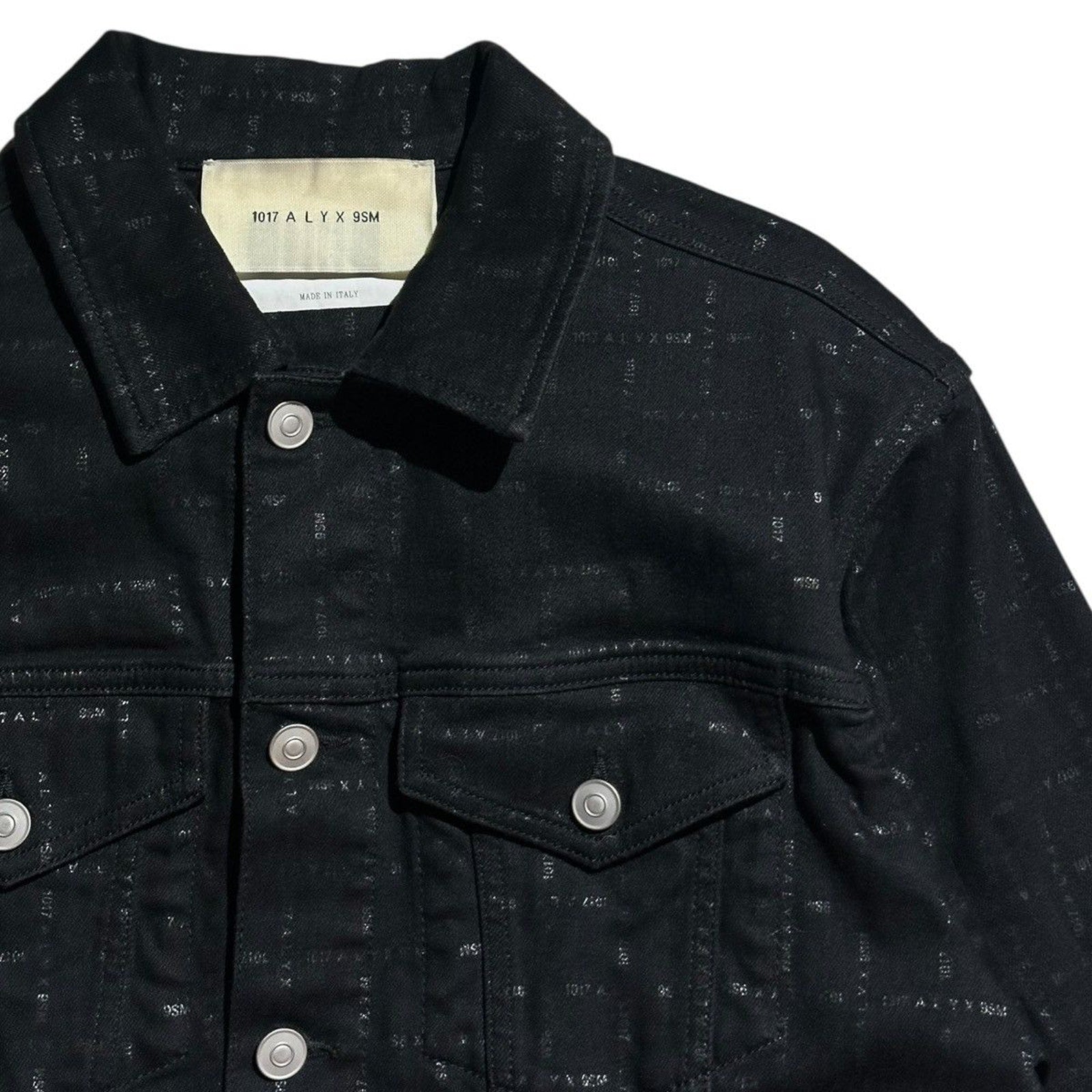 Monogram tonal denim jacket