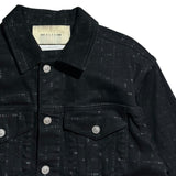 Monogram tonal denim jacket