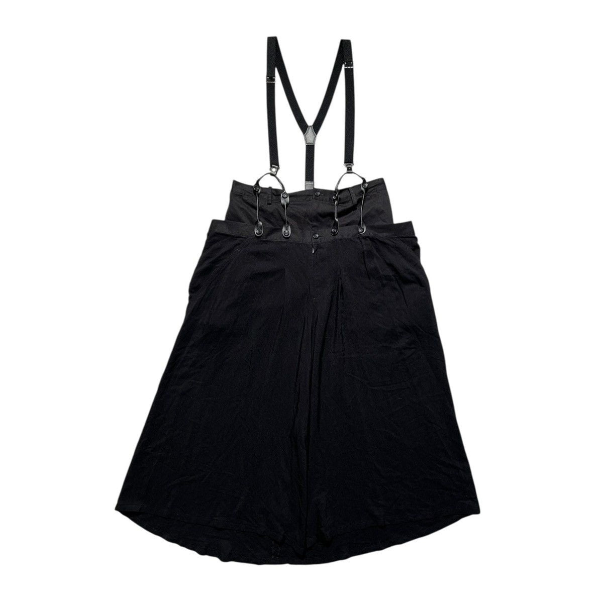 $1,500 layered suspender double waist maxi skirt
