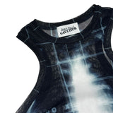 X ray mesh stretch bodysuit