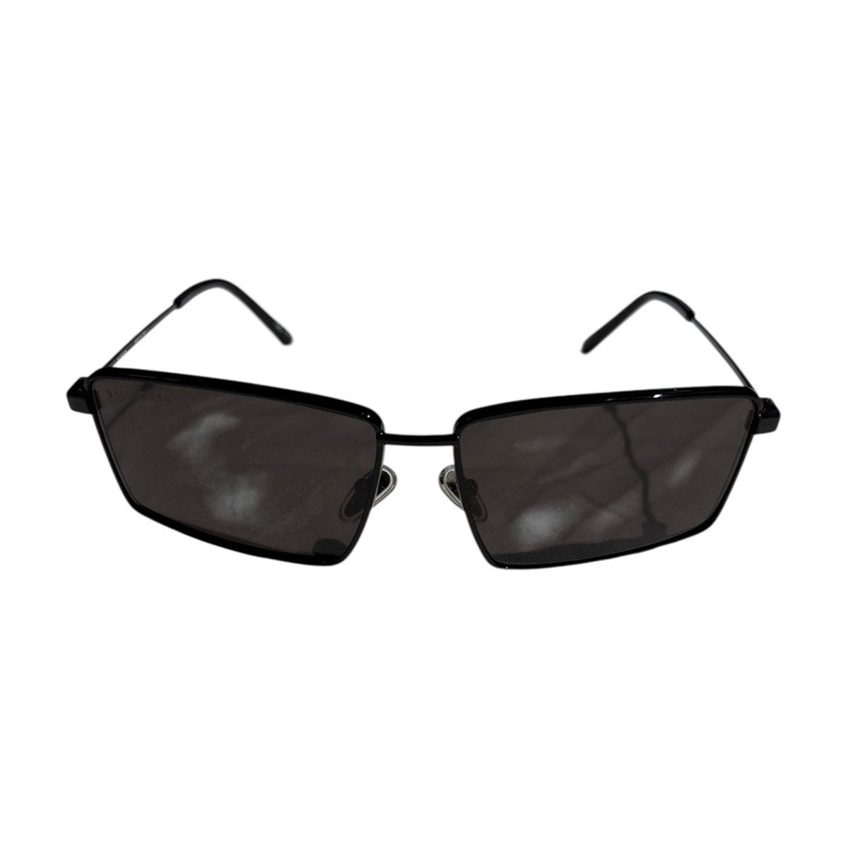 Metal trim rectangle glasses BB0195S